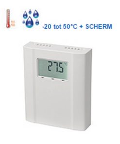 CO2, temperatur og fugtighed sensorer w. Display