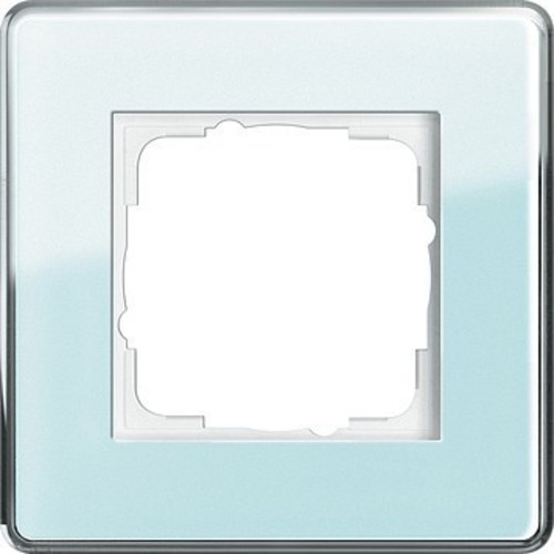 Gira cover ramme 1-fold ch Esprit glas C mynte 0.211.518